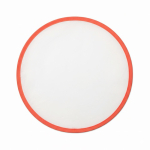 Faltbares Frisbee mit farbigem Rand, 100 % personalisierbar farbe granatrot siebte Ansicht