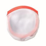 Faltbares Frisbee mit farbigem Rand, 100 % personalisierbar farbe granatrot fünfte Ansicht