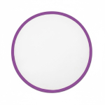 Faltbares Frisbee mit farbigem Rand, 100 % personalisierbar farbe purpurfarben siebte Ansicht