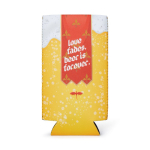 Isolierende Neopren Hülle für Dosen, 450 ml, 100% bedruckbar farbe weiß