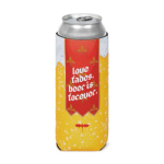 Isolierende Neopren Hülle für Dosen, 450 ml, 100% bedruckbar farbe weiß