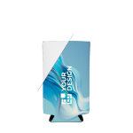 Isolierende Neopren Hülle für Dosen, 450 ml, 100% bedruckbar farbe weiß Ansicht mit Druckbereich