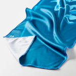 Individuell gefertigtes Sporthandtuch aus 100 % RPET, 140 g/m² farbe weiß fünfte Ansicht