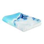 Personalisierbare extra dünne Decke mit Polar Fleece, 270 g/m² farbe weiß