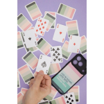 54 individualisierbare Mini Spielkarten mit matter Oberfläche farbe weiß