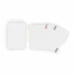 Beidseitig personalisierbare Mini Spielkarten mit 54 Karten farbe weiß siebte Ansicht