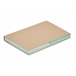 Individuell gefertigter Haftnotizblock, recyceltes Softcover farbe weiß siebte Ansicht