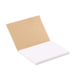 Haftnotizen aus Recyclingpapier mit Softcover, hergestellt in der EU farbe weiß siebte Ansicht