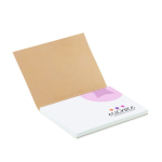 Haftnotizen aus Recyclingpapier mit Softcover, hergestellt in der EU farbe weiß fünfte Ansicht