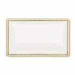Individuell gefertigter rechteckiger Eisen Pin, personalisierbar farbe gold siebte Ansicht