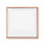 Individuell gefertigter quadratischer Eisen Pin, personalisierbar farbe roségold siebte Ansicht