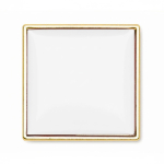 Individuell gefertigter quadratischer Eisen Pin, personalisierbar farbe gold siebte Ansicht
