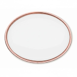 Individuell gefertigter ovaler Metall Pin, vollfarbig personalisierbar farbe roségold siebte Ansicht