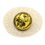 Individuell gefertigter ovaler Metall Pin, vollfarbig personalisierbar farbe farbe nude dritte Ansicht