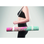 Individuell gefertigte Yoga Matte aus Mikrofaser und Gummi farbe weiß