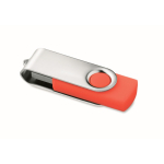 Personalisierbarer USB Stick mit ABS Techmate Gehäuse farbe rot