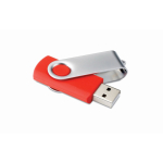 Personalisierbarer USB Stick mit ABS Techmate Gehäuse farbe rot fünfte Ansicht