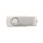 Personalisierbarer USB Stick mit ABS Techmate Gehäuse farbe weiß siebte Ansicht