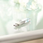 Personalisierbarer USB Stick mit ABS Techmate Gehäuse farbe weiß