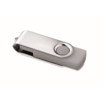 Personalisierbarer USB Stick mit ABS Techmate Gehäuse farbe grau