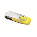 Personalisierbarer USB Stick mit ABS Techmate Gehäuse farbe gelb