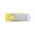 Personalisierbarer USB Stick mit ABS Techmate Gehäuse farbe gelb siebte Ansicht