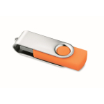 Personalisierbarer USB Stick mit ABS Techmate Gehäuse farbe orange