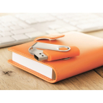 Personalisierbarer USB Stick mit ABS Techmate Gehäuse farbe orange
