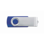 Personalisierbarer USB Stick mit ABS Techmate Gehäuse farbe köngisblau siebte Ansicht