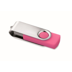Personalisierbarer USB Stick mit ABS Techmate Gehäuse farbe pink