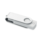Personalisierbarer weißer USB Stick aus recycelten Materialien farbe weiß