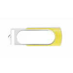 Farbiger USB Stick mit personalisierbarem Gehäuse farbe gelb siebte Ansicht