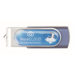 Farbiger USB Stick mit personalisierbarem Gehäuse farbe ultramarinblau