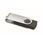 Klassischer drehbarer USB Stick in verschiedenen Farben farbe schwarz