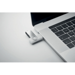Klassischer drehbarer USB Stick in verschiedenen Farben farbe weiß