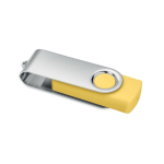 Klassischer drehbarer USB Stick in verschiedenen Farben farbe gelb