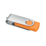 Klassischer drehbarer USB Stick in verschiedenen Farben farbe orange