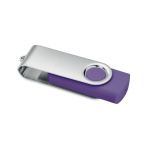 Klassischer drehbarer USB Stick in verschiedenen Farben farbe violett