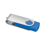 Klassischer drehbarer USB Stick in verschiedenen Farben farbe köngisblau