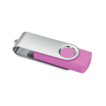 Klassischer drehbarer USB Stick in verschiedenen Farben farbe pink