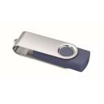 Klassischer drehbarer USB Stick in verschiedenen Farben farbe ultramarinblau