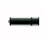 Personalisierbarer USB Stick mit Kappe und Metallrahmen farbe schwarz siebte Ansicht