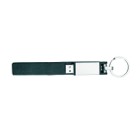 Eleganter USB Stick mit Lederhülle und Magnetverschluss farbe schwarz fünfte Ansicht