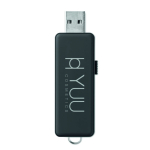 USB Stick mit leuchtender Personalisierungsfläche farbe blau
