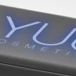USB Stick mit leuchtender Personalisierungsfläche farbe blau fünfte Ansicht