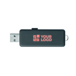 USB Stick mit leuchtender Personalisierungsfläche farbe rot siebte Ansicht