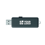 USB Stick mit leuchtender Personalisierungsfläche farbe weiß siebte Ansicht