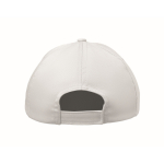 Kinder-Cap aus Baumwolle, 5-Panel, 180 g/m² farbe weiß sechste Ansicht