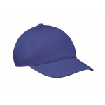 Kinder-Cap aus Baumwolle, 5-Panel, 180 g/m² farbe köngisblau