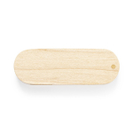 Personaliserbarer drehbarer Holz USB Stick mit Schutzgehäuse farbe holzton fünfte Ansicht